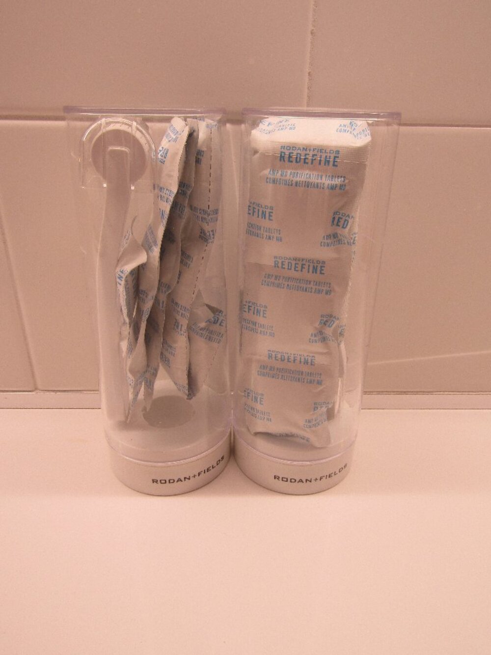 Lot of 2--Rodan & Fields Micro Roller, Case & Purification Tablets